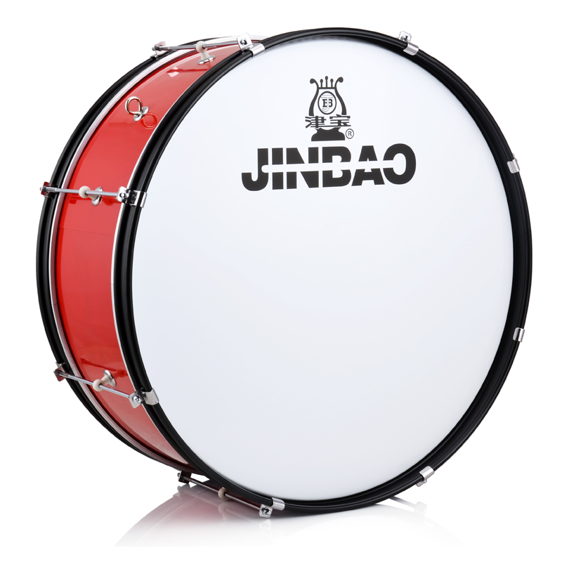 津宝 JBMB1071大军鼓乐器24英寸少先队大队乐队大鼓带背带 24英寸 大军鼓+军鼓包